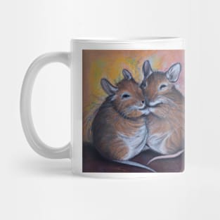 Degu Oil Painting Mug